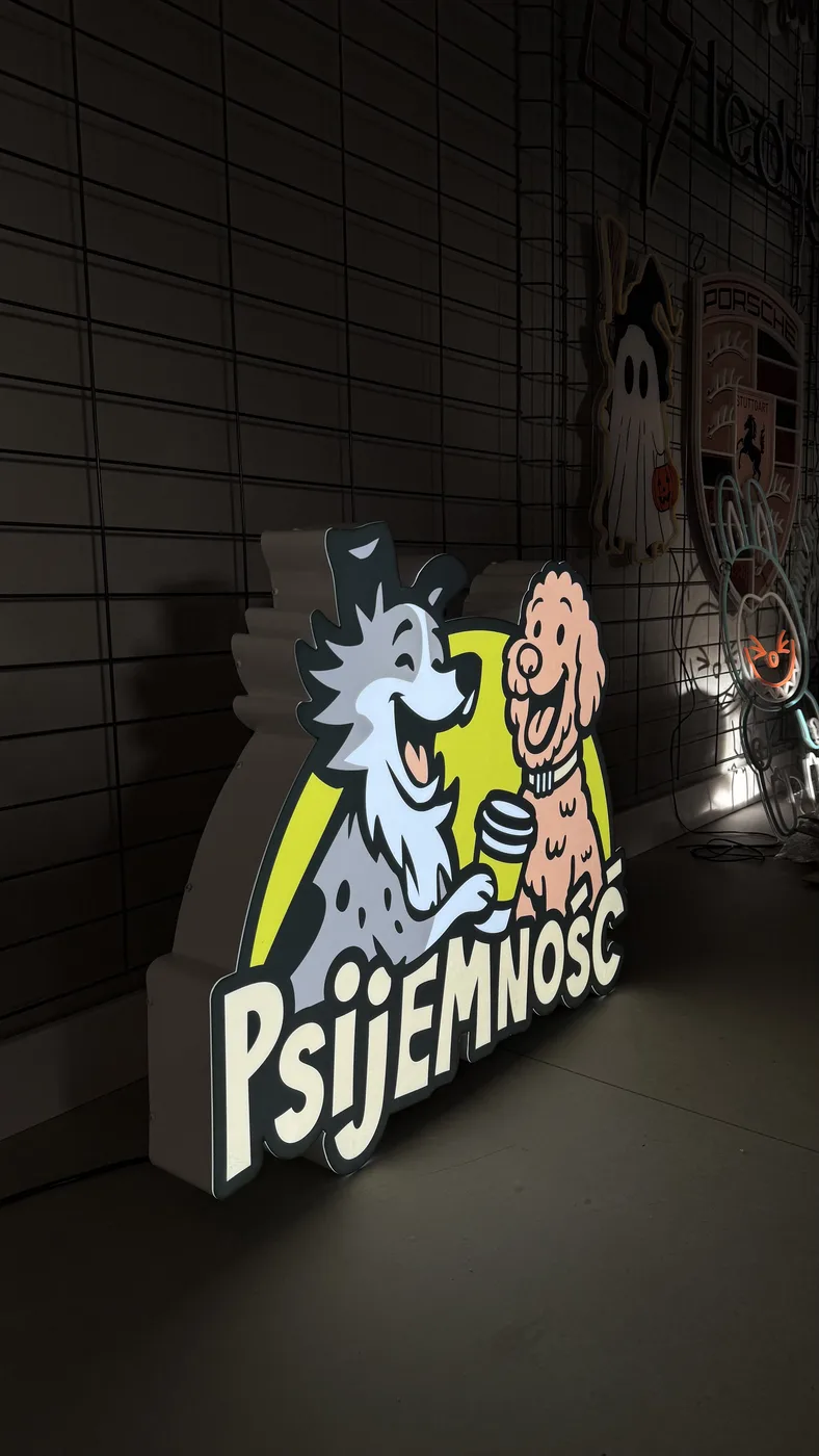 Litery 3D LED — realizacja Ledsy Local 12 z 47