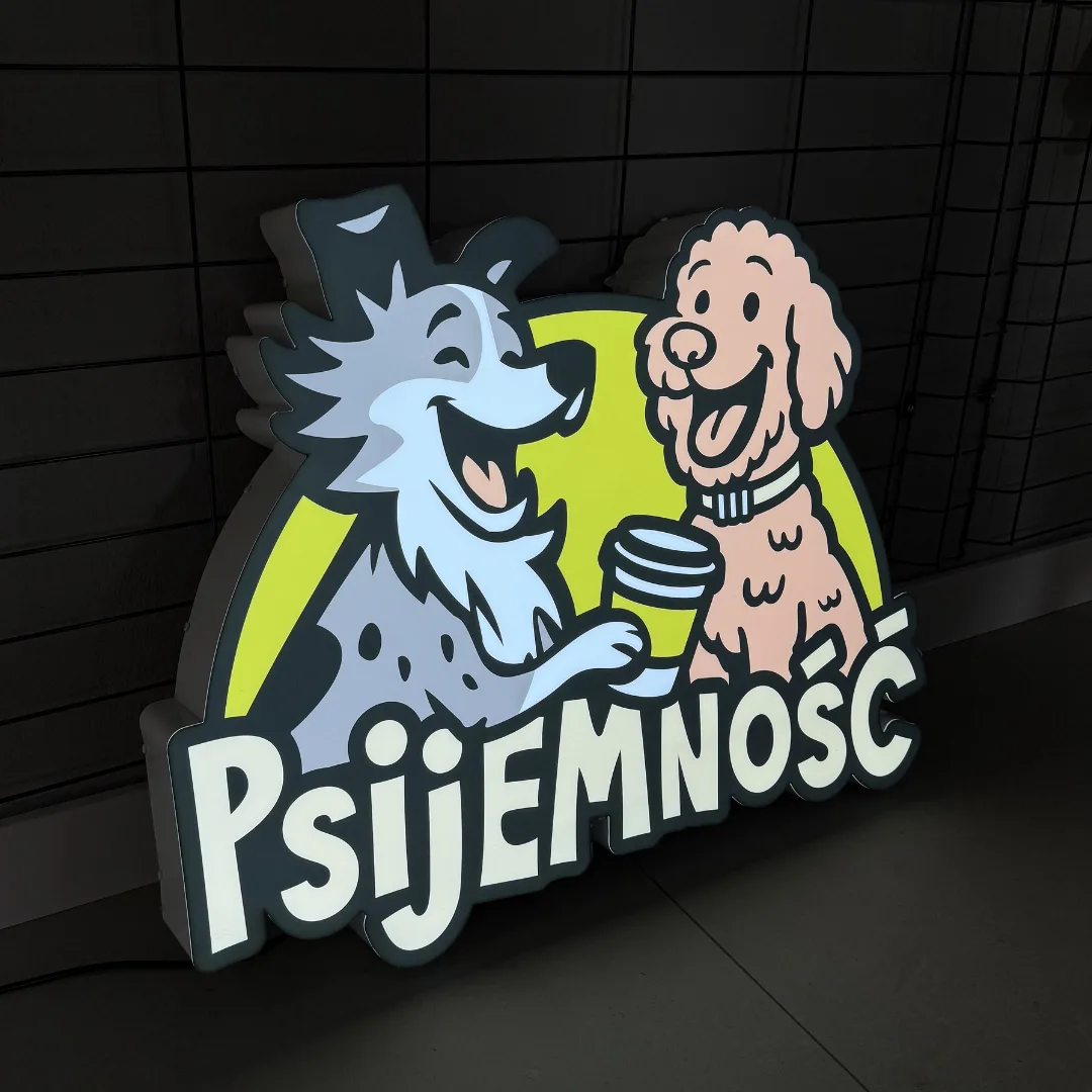 Kaseton reklamowy — Psijemność