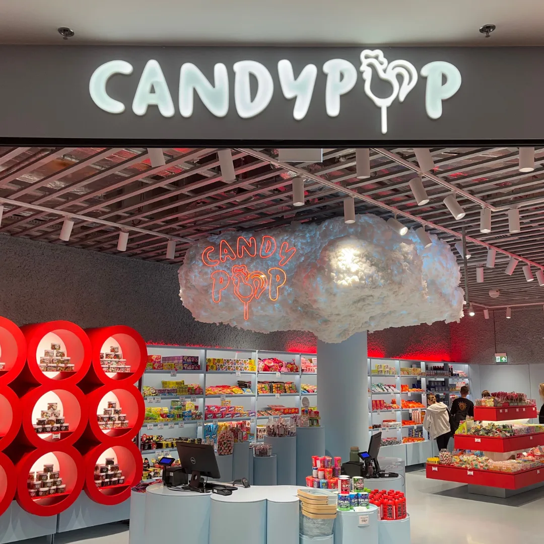 Litery 3D podświetlane — CandyPop
